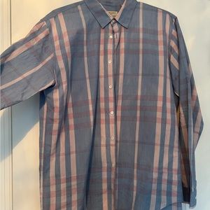 Men's Burberry button down shirt